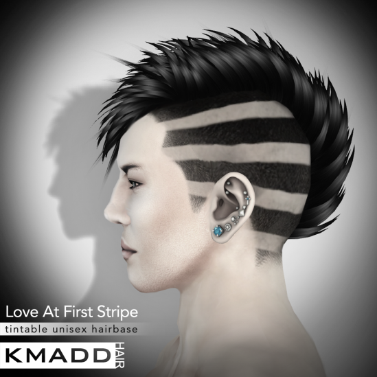 KMADD Hairbase ~ Love At First Stripe
